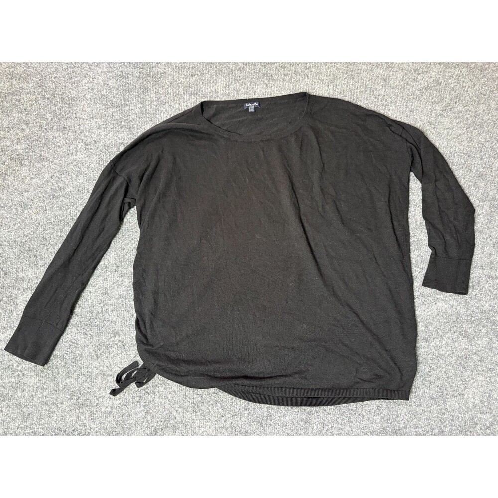 Splendid Sweater Cardigan Womens S Black Long Sleeve Viscose Pull Over